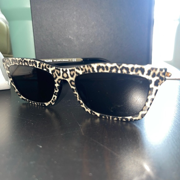 Michael Kors Cheetah Print Sunglasses - Picture 2 of 7